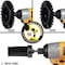 Drill Brush Power Scrubber By Useful Products 5 in W 5 in L Brush, Black K-EES-1L-QC-DB - alternate 3
